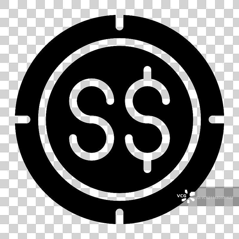 新加坡硬币Web UI和App图形图标图片素材