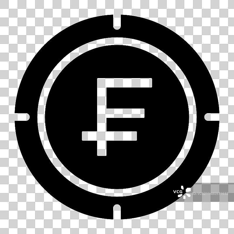 网页UI和App的瑞士法郎图标图片素材