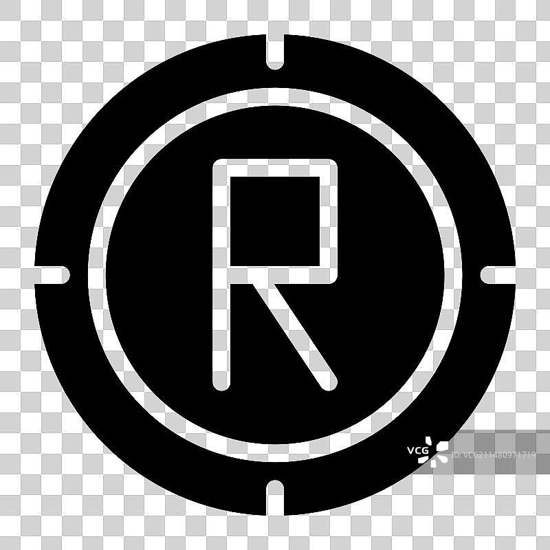 非洲兰特硬币Web UI和App图形图标图片素材