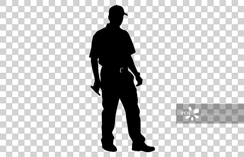 棒球裁判剪影棒球裁判图片素材