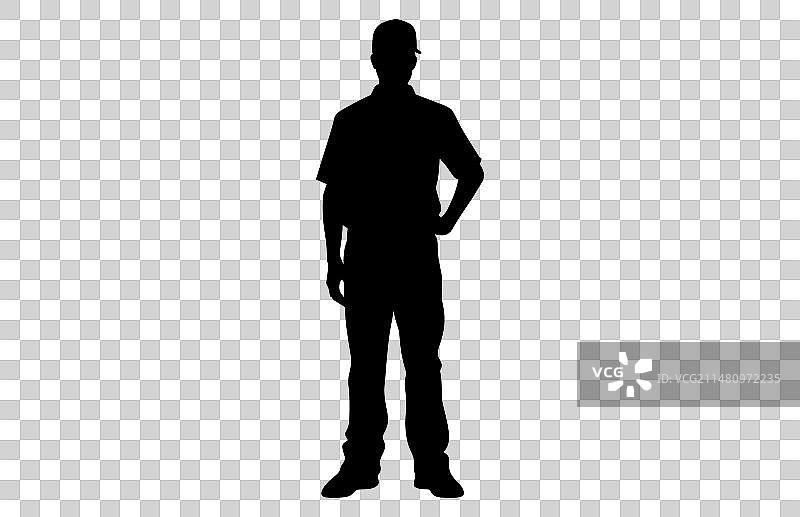 棒球裁判剪影图片素材