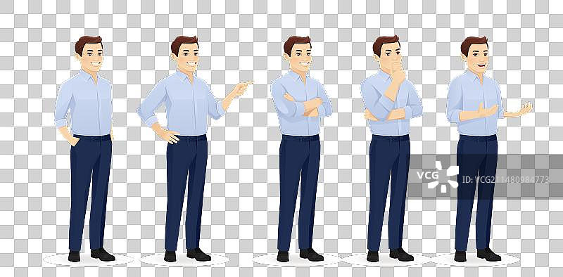 商务男士侧视图图片素材