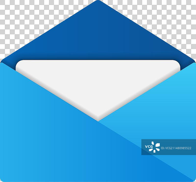 现代扁平风格信封文件图标图片素材