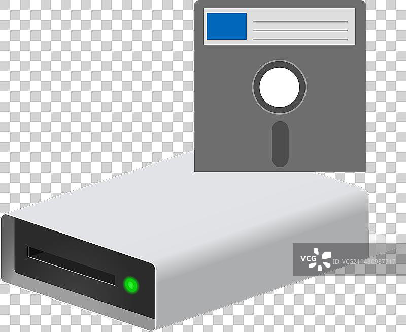 软盘和磁盘驱动器图片素材