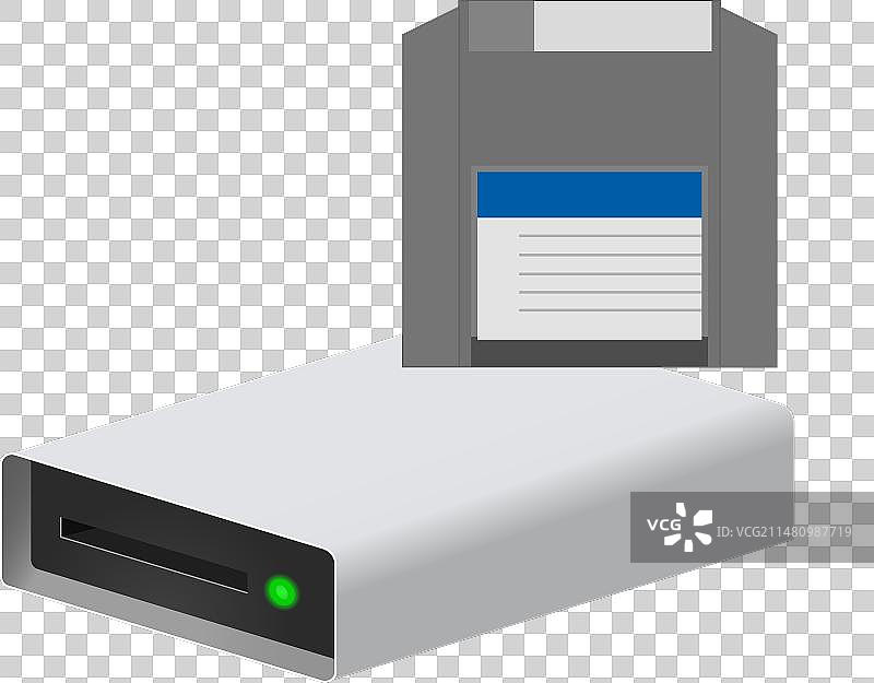 软盘和磁盘驱动器图片素材