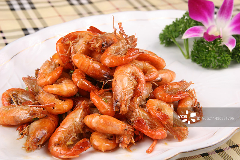 油爆河虾图片素材