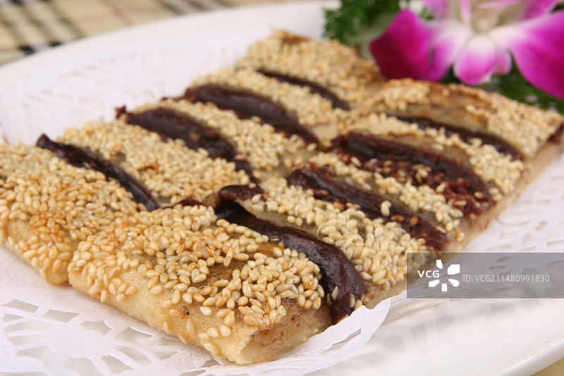 豆沙锅饼图片素材