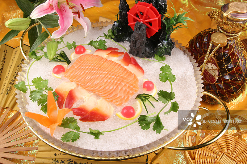 刺身双拼图片素材