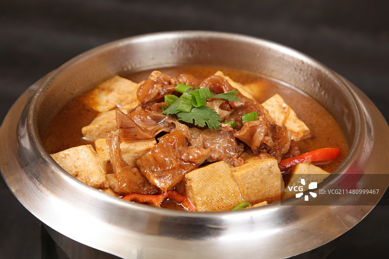 压锅老火豆腐图片素材