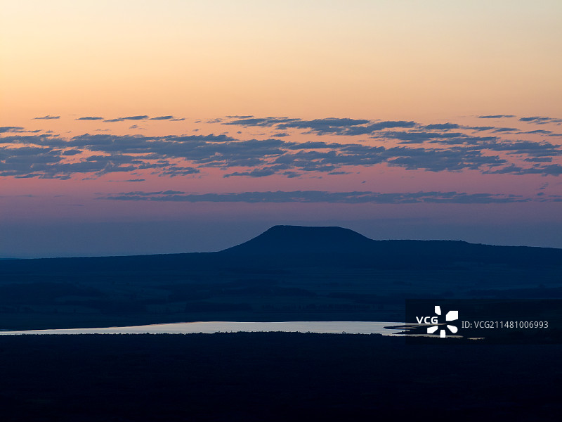 中国黑龙江黑河市五大连池景区航拍图片素材