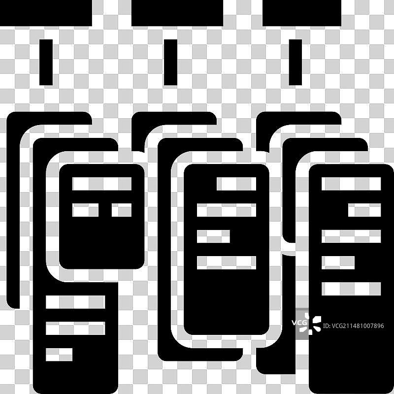 任务批处理时间管理Glyph图标图片素材