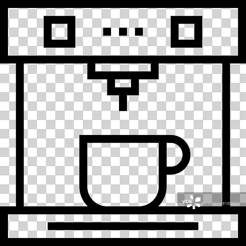 咖啡机图标图片素材