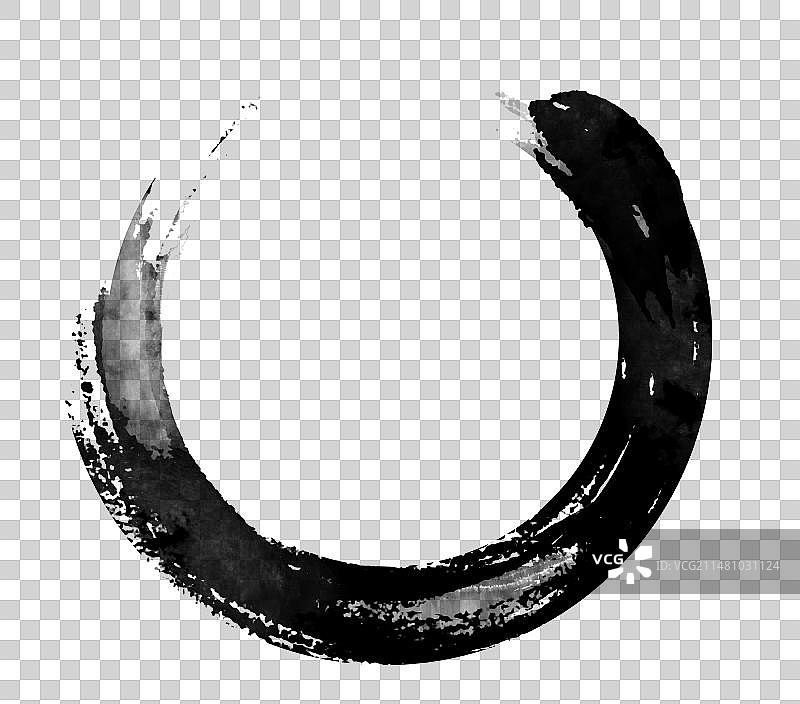 水墨墨韵毛笔笔触图片素材