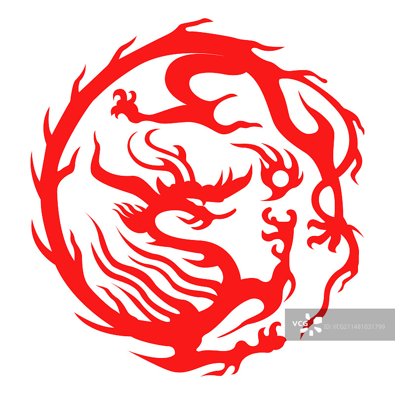 龙插画图片素材