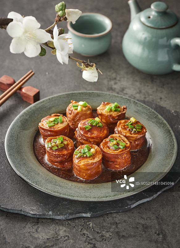 传统著名菜系 九转大肠图片素材