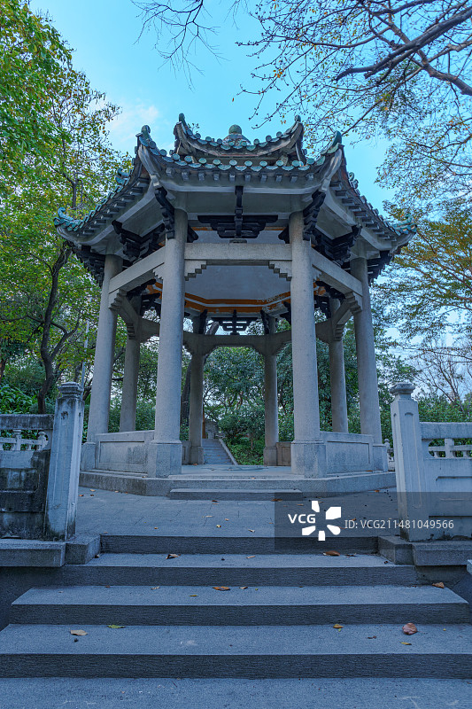 广州越秀公园海员亭中式传统建筑图片素材