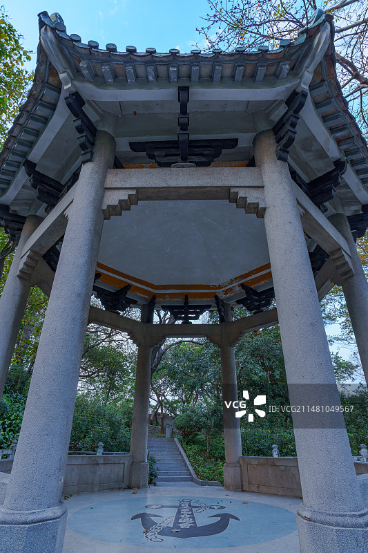 广州越秀公园海员亭中式传统建筑图片素材