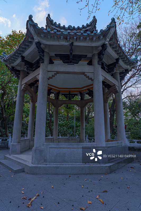 广州越秀公园海员亭中式传统建筑图片素材