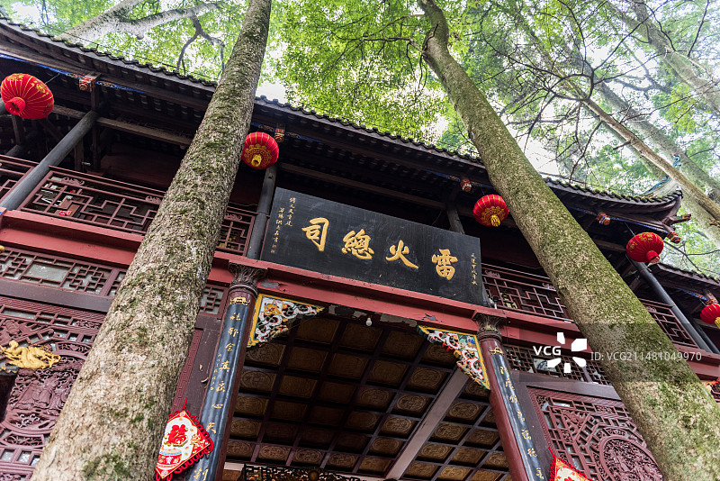 四川青城山图片素材