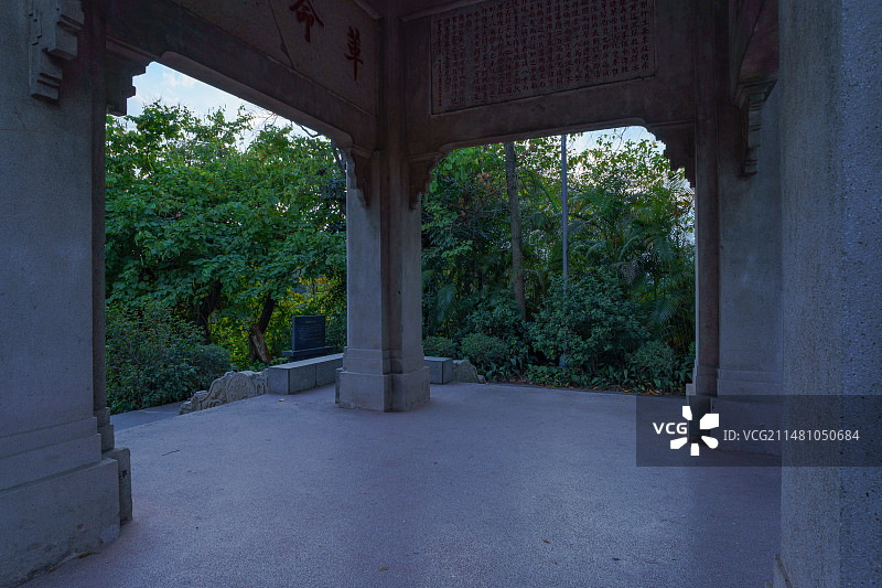 广州越秀公园光复纪念亭中式传统建筑图片素材