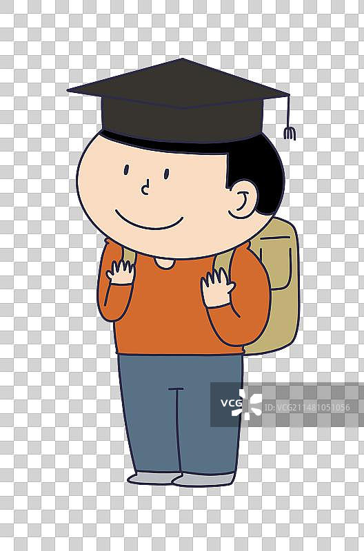 元素：毕业生毕业帽图片素材