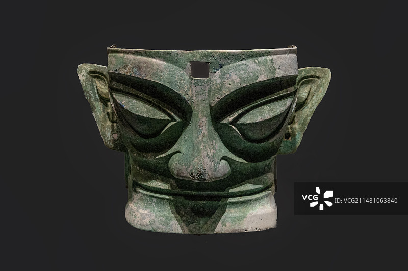 三星堆 - 青铜人面具图片素材