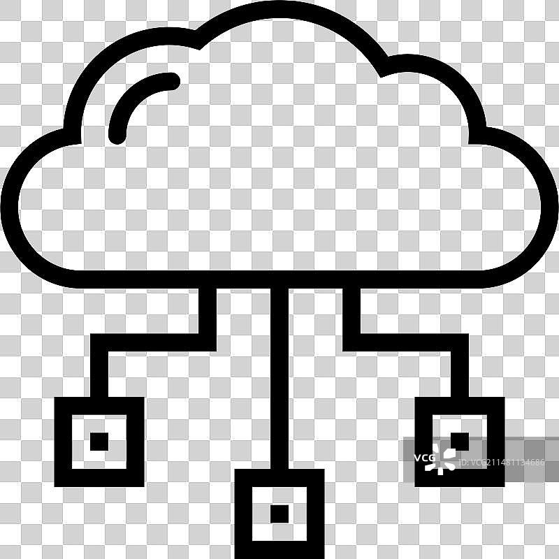 云共享图标图片素材