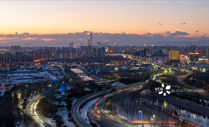 进京五道弯图片素材