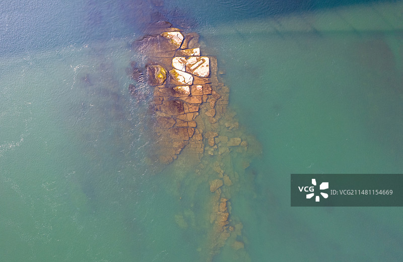 重庆江津长江“莲花石”图片素材