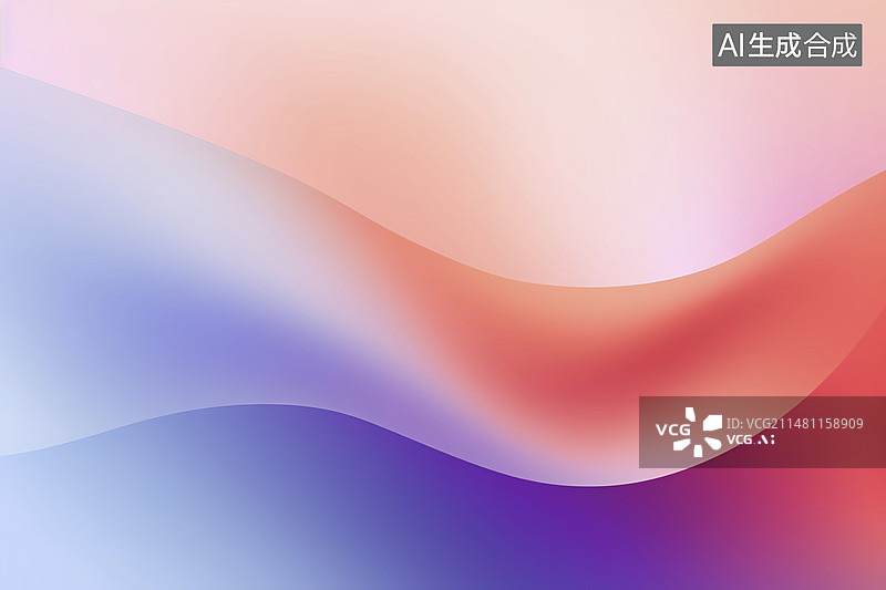 【AI数字艺术】扁平设计的多色背景图片素材