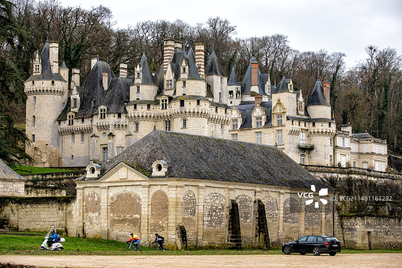 卢瓦尔于塞城堡图片素材