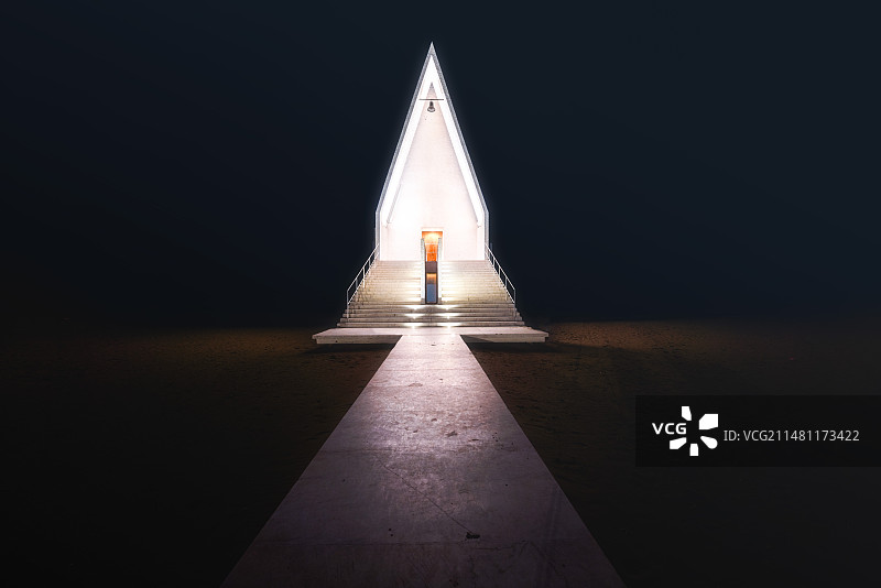 阿那亚礼堂图片素材