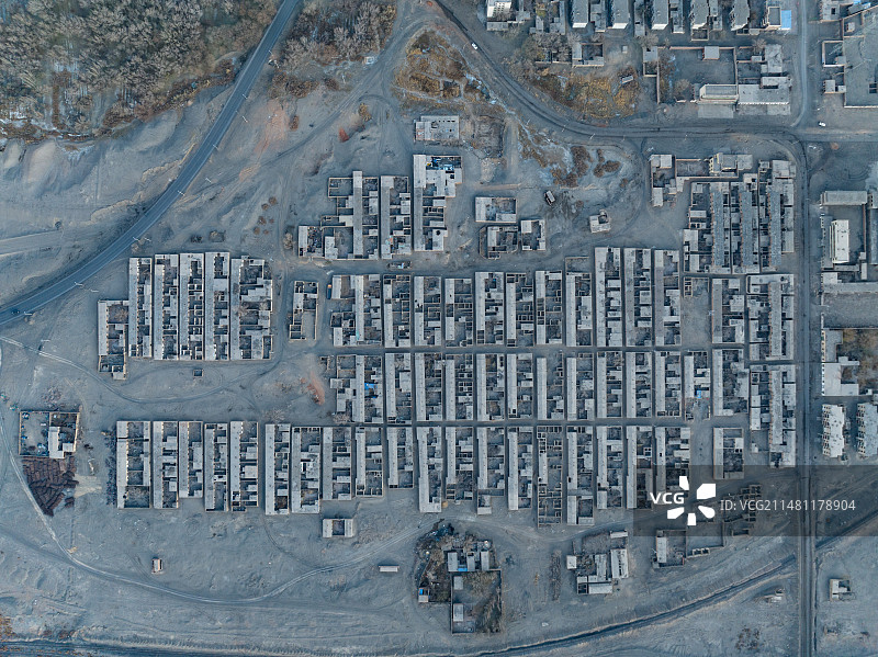 新疆哈密三道岭后窑废弃房屋图片素材