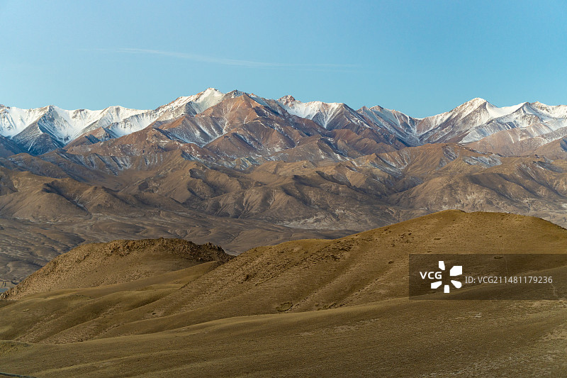 祁连山雪山图片素材