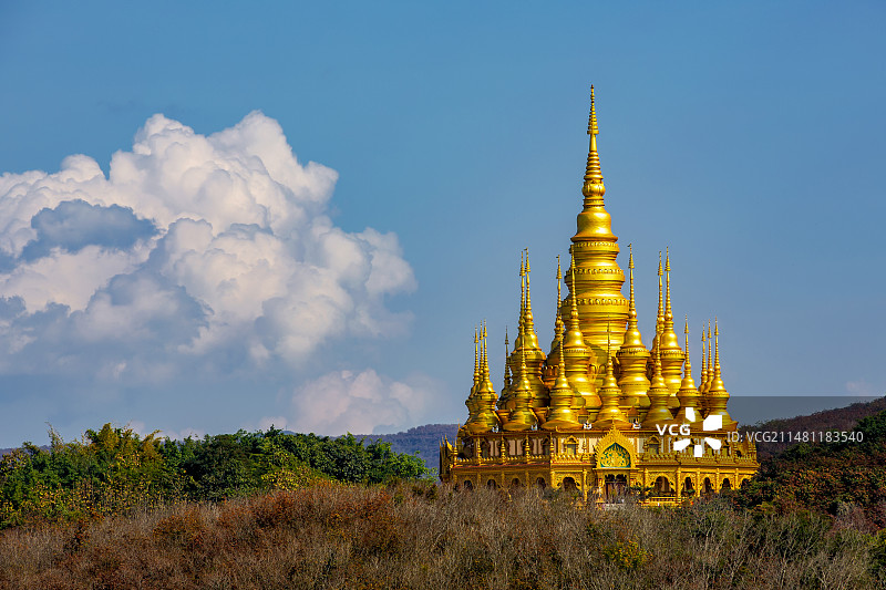 西双版纳大佛寺图片素材