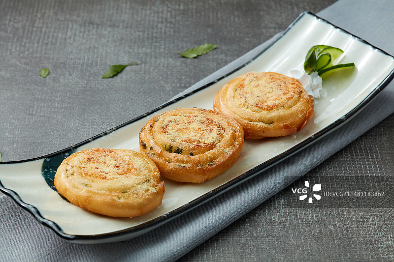 牛油葱油饼图片素材