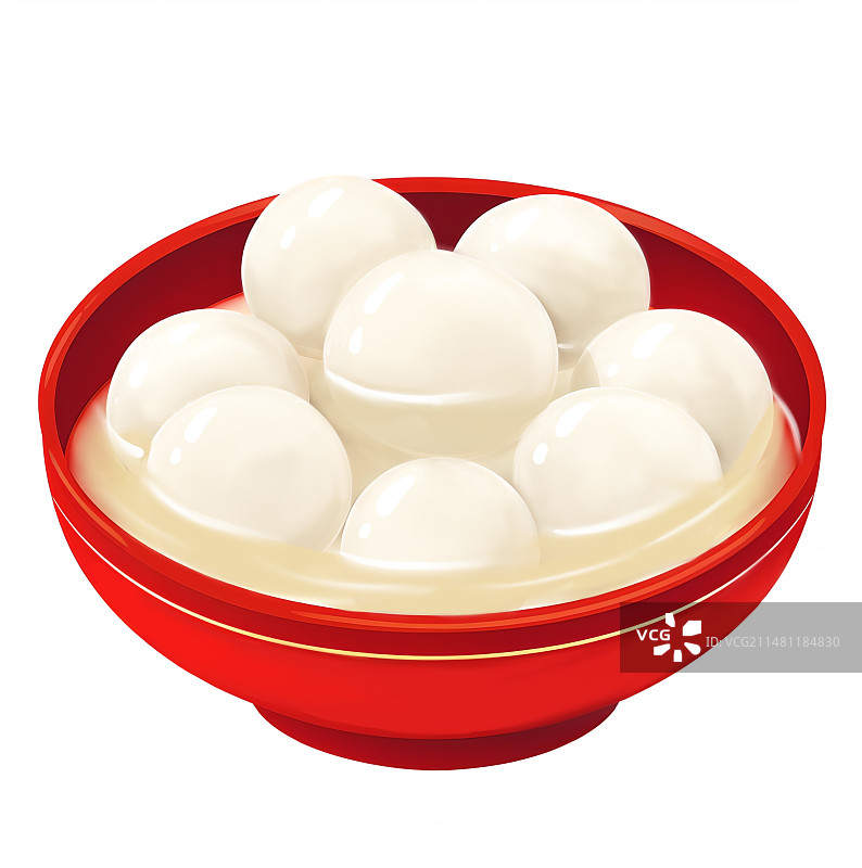 一碗汤圆图片素材
