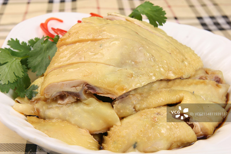 虾油仔鸡三黄鸡图片素材