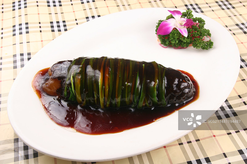 葱烧大乌参图片素材