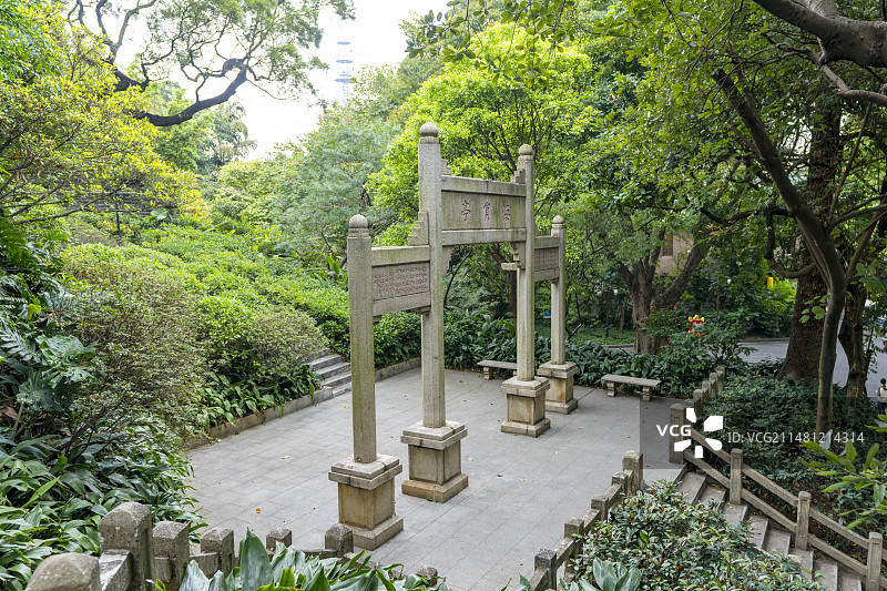 越秀山纪念亭图片素材