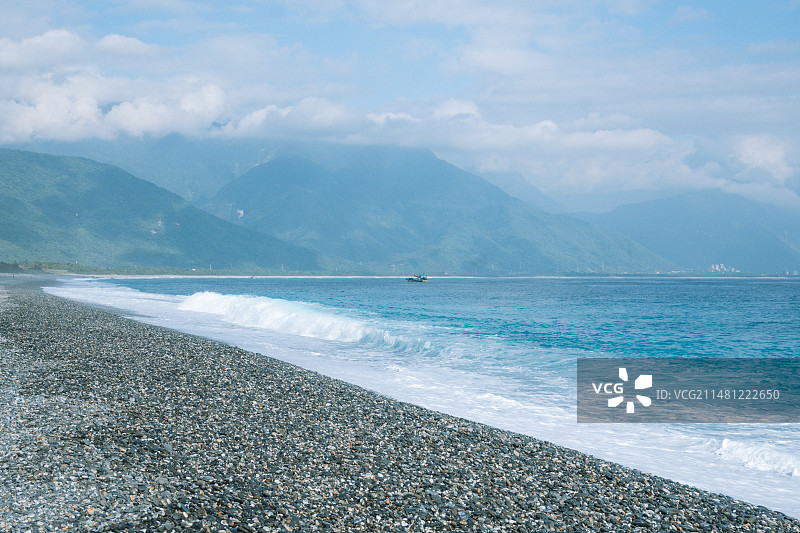 七星潭 花莲海景图片素材