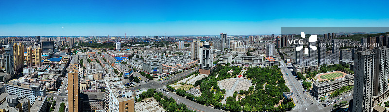 鞍山市 胜利广场 四隆大厦 天兴银座 四隆广场 地标图片素材