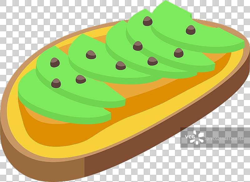 芝麻酱三明治2.5D图标图片素材