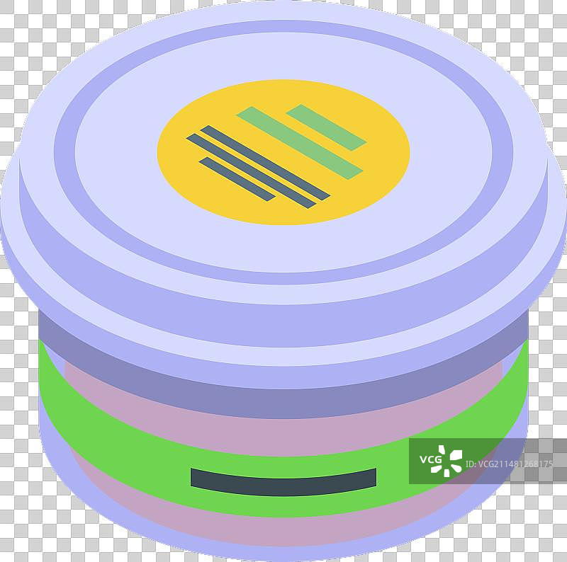 奶油芝麻酱罐图标2.5D烹饪设计图片素材