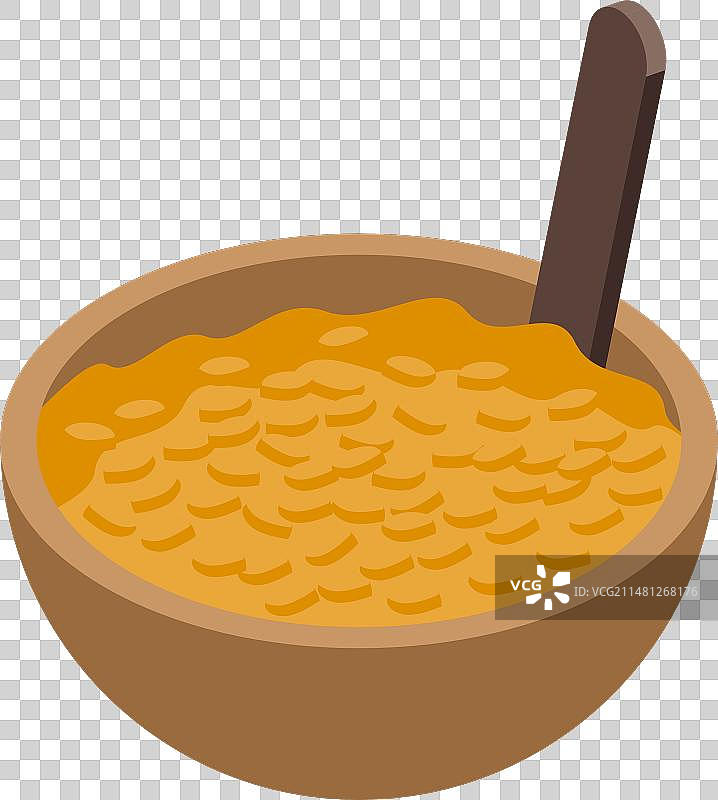 2.5D塔希尼碗美食图标图片素材