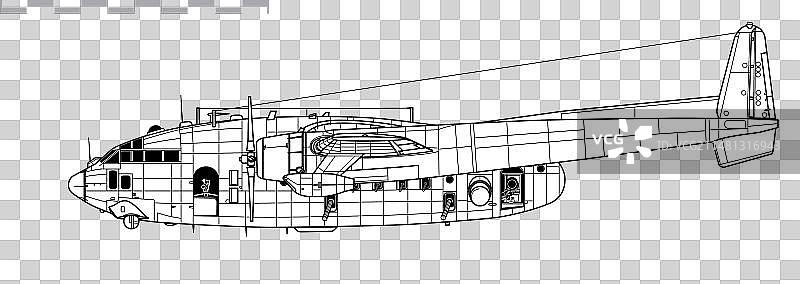 费尔柴尔德AC-119K毒刺飞机图片素材