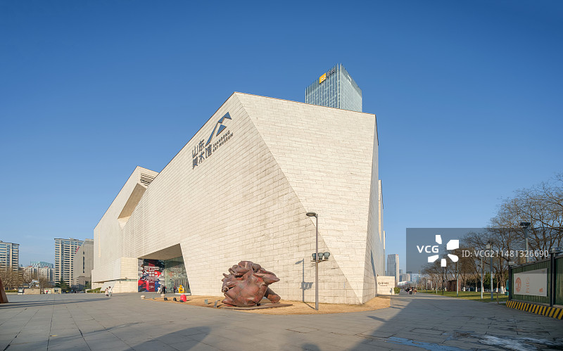 山东美术馆外景图片素材