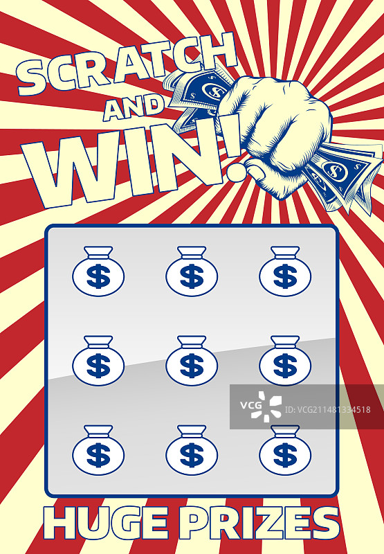 彩票刮刮卡图片素材