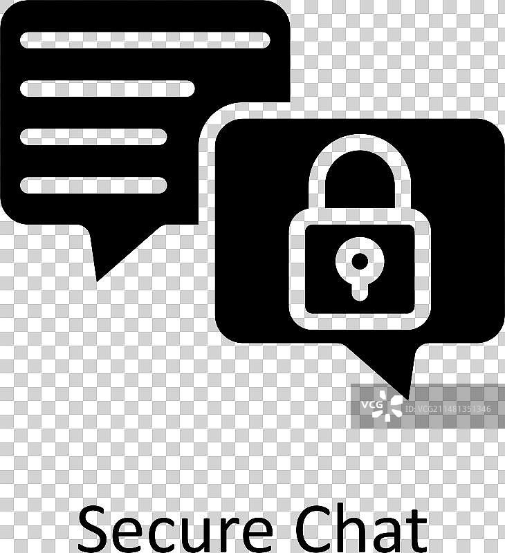 安全聊天实体图标样式图片素材