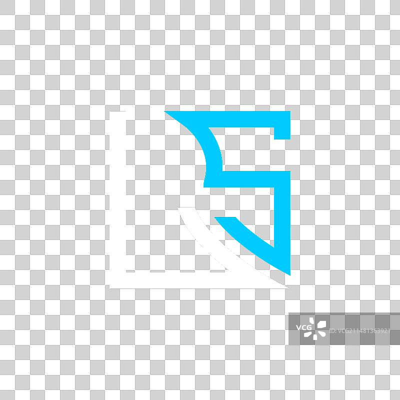 LS字母标志设计 简约现代风格图片素材